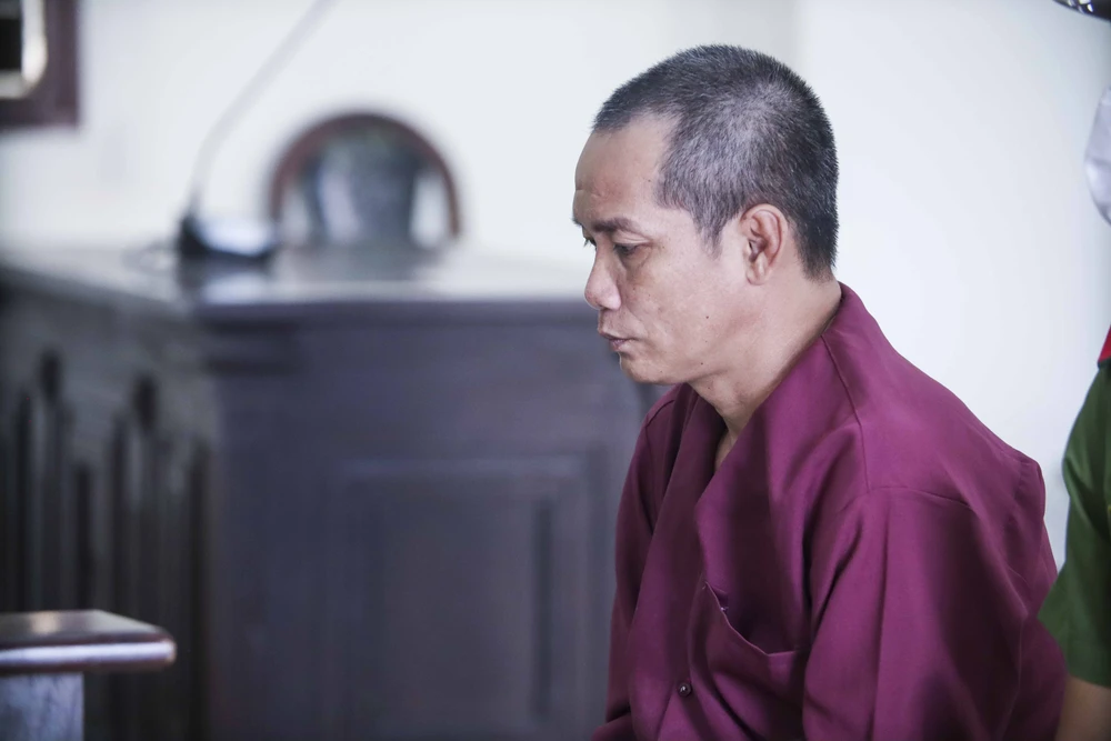 Bị cáo Tuấn tại phiên tòa. Ảnh: HD