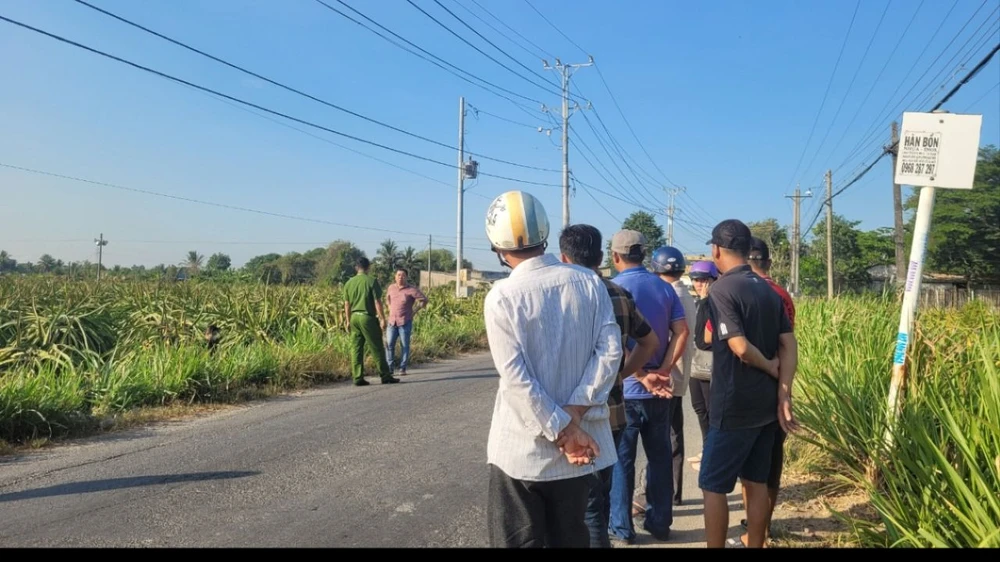 Phát hiện thi thể nam thanh niên ở đám thanh long.jpg