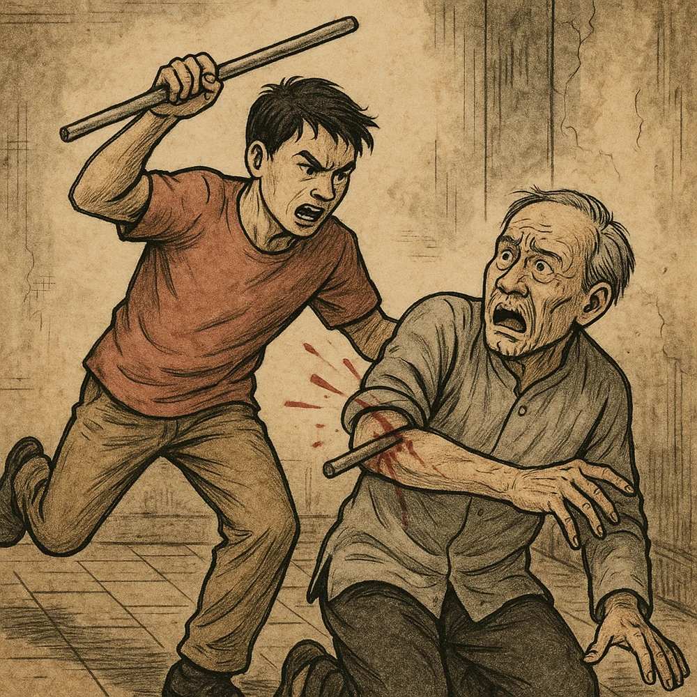 dùng liềm sắt đánh cha.png