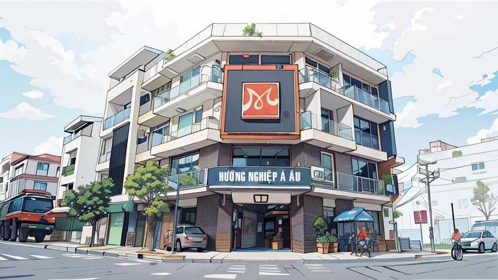 Trung tâm dạy nghề Hướng Nghiệp Á Âu trở nên lạ mắt khi sử dụng công cụ chuyển đổi ảnh.