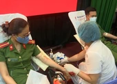 Hơn 1.400 công an Đà Nẵng tham gia hiến máu tình nguyện