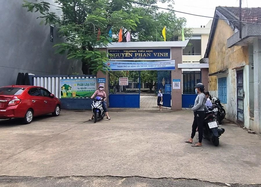 Trường tiểu học xảy ra vụ việc. Ảnh: HẢI HIẾU