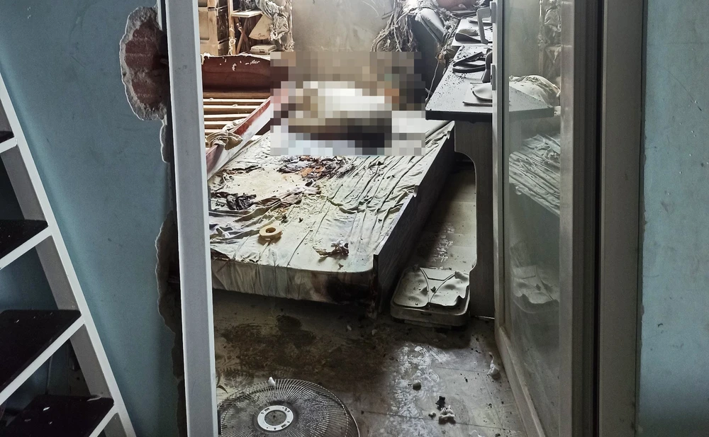 Hiện trường vụ việc. Ảnh: Người dân cung cấp