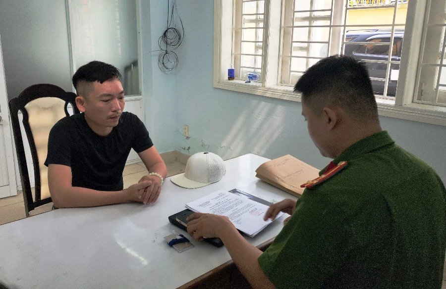 Nghi phạm Nguyễn Văn Thu. Ảnh: H.H Nghi phạm Nguyễn Văn Thu. Ảnh: H.H