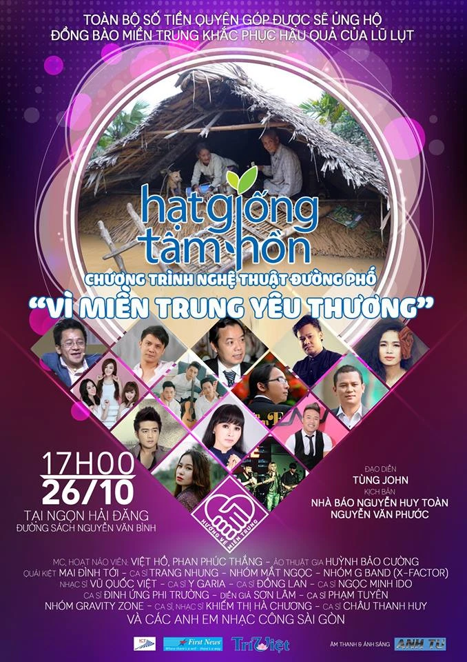 Diễn “Nghệ thuật đường phố” ở đường sách vì miền Trung ảnh 1