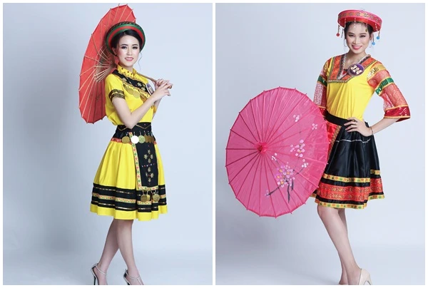 người đẹp của cuộc thi trong các trang phục dân tộc