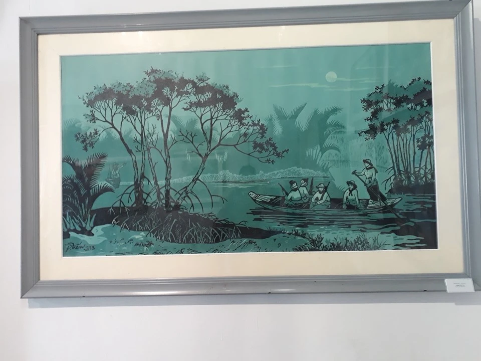 Nét thơ ở triển lãm toàn quốc mỹ thuật về chiến tranh quân đội ảnh 4