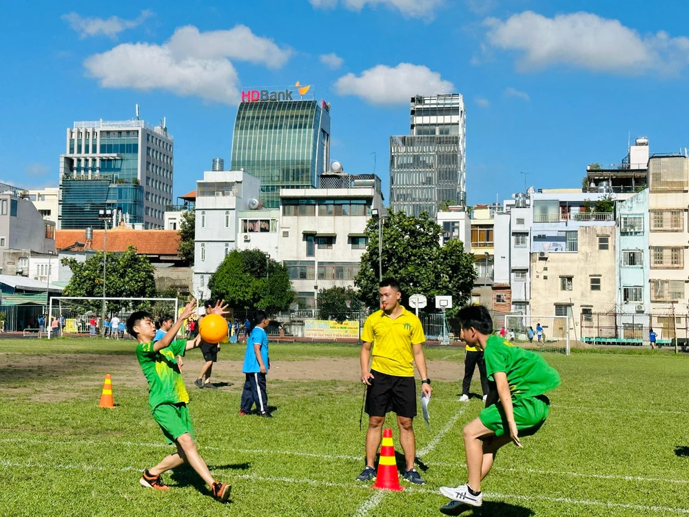 Cuộc thi diễn ra đầy sôi nổi. Ảnh: HUỲNH THƠ