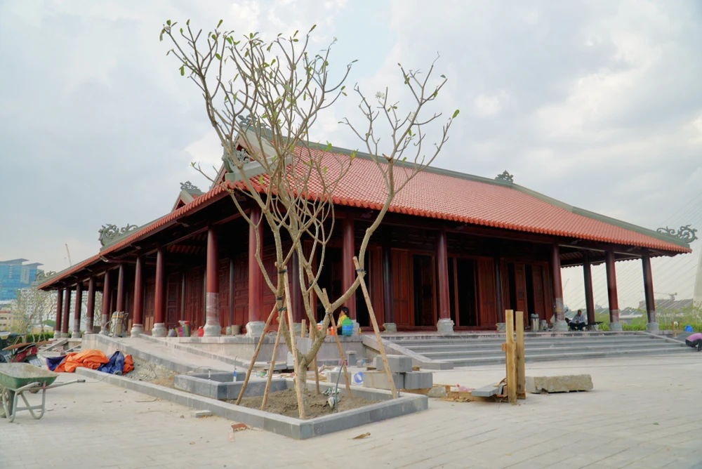 Đình Thần An Khánh được xem là biểu tượng của vùng đất Thủ Thiêm, việc phục dựng nhằm lưu giữ nét đẹp văn hóa, truyền thống, tín ngưỡng, tôn vinh công lao, thể hiện lòng biết ơn đối với tiền nhân, người có công mở đất khai phá, tạo dựng vùng đất Thủ Thiêm.Ảnh: BẢO PHƯƠNG