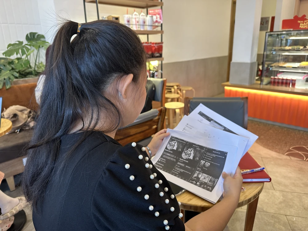 Chị NTĐ bị lừa gần 200 triệu đồng vì tìm việc trên mạng xã hội. Ảnh: HUỲNH THƠ