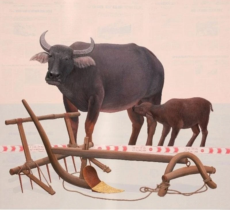 "Đợi" của Nguyễn Tuấn Dũng. Ảnh: Ban tổ chức