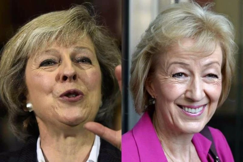 Hai ứng viên hàng đầu sẽ thay thế Thủ tướng David Cameron, bà Theresa May (trái) và Andrea Leadsom.