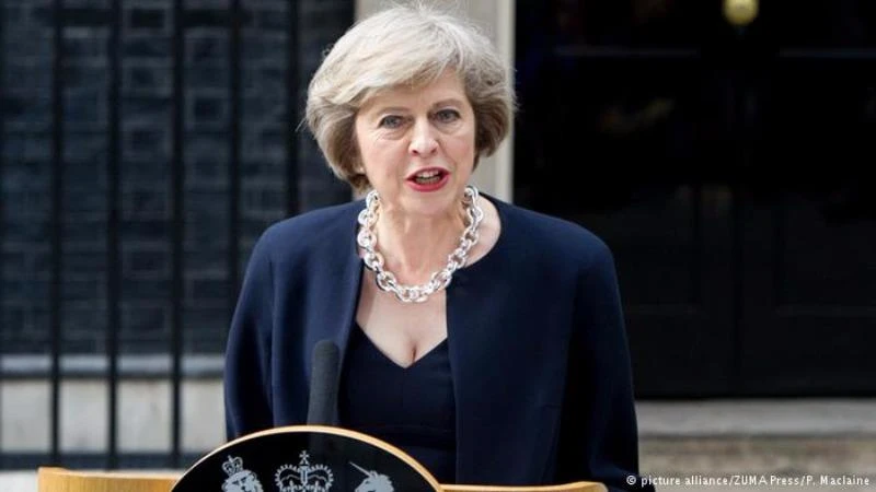 Tân Thủ tướng Theresa May phát biểu nhậm chức ngày 13-7. 