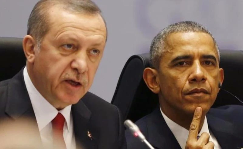 Tổng thống Mỹ Barack Obama (phải) nhanh chóng khẳng định ủng hộ Tổng thống Thổ Nhĩ Kỳ Recep Tayyip Erdogan trong cuộc đảo chính