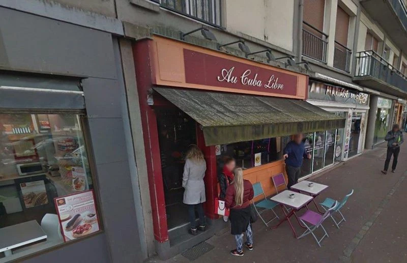 Quán bar Cuba Libre, nơi xảy ra vụ nổ. 