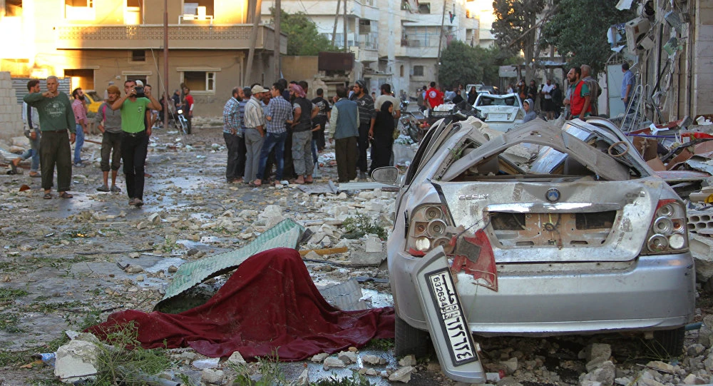 Chưa bên nào nhận trách nhiệm vụ không kích. 