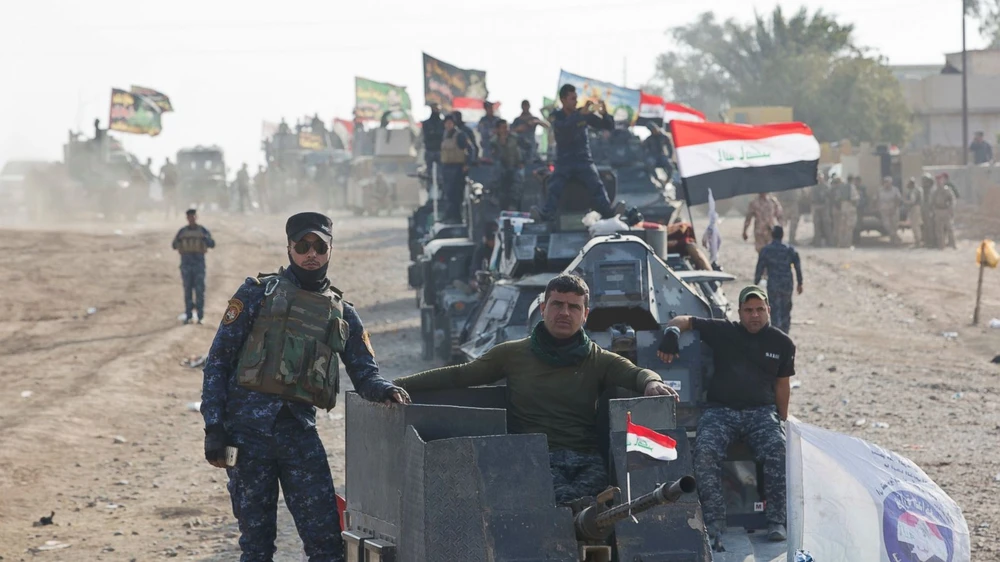 Lực lượng Iraq tiến vào Mosul.