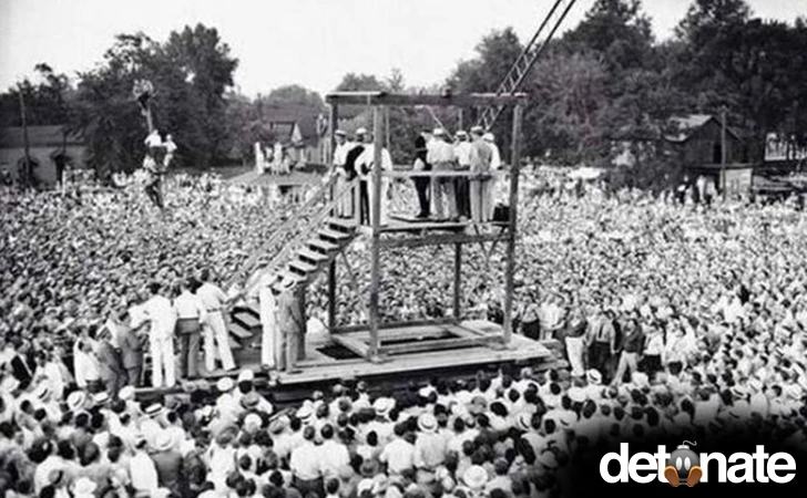 Lần hành quyết công khai cuối cùng của Mỹ, năm 1936. 