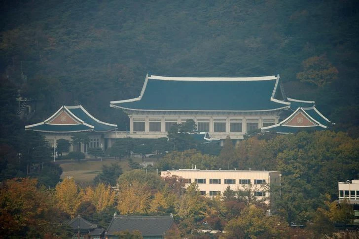 Dinh tổng thống Hàn Quốc tại Seoul (Hàn Quốc) ngày 3-11. Ảnh: REUTERS