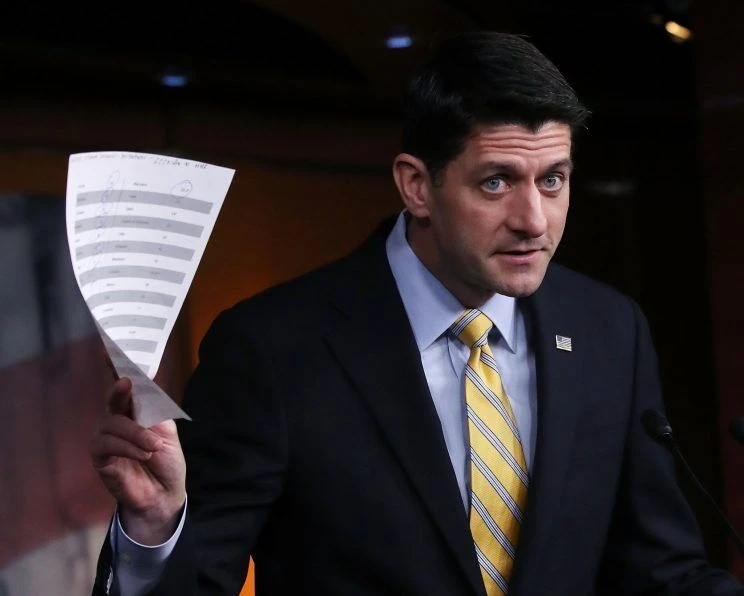 Chủ tịch Hạ viện Mỹ Paul Ryan khẳng định việc “Nga can thiệp vào bầu cử Mỹ” không phải là nguyên nhân khiến ông Trump thắng cử. Ảnh: GETTY IMAGES