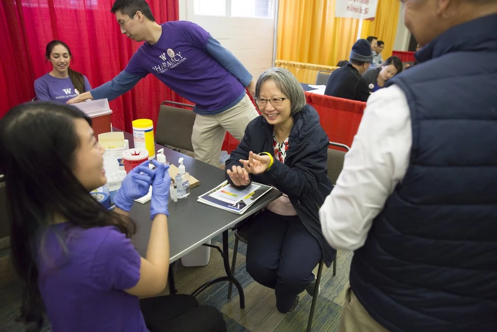 Đây là năm thứ ba liên tiếp chuỗi hoạt động Tet in Seattle có tổ chức triển lãm y tế. Ảnh: SEATTLE TIMES