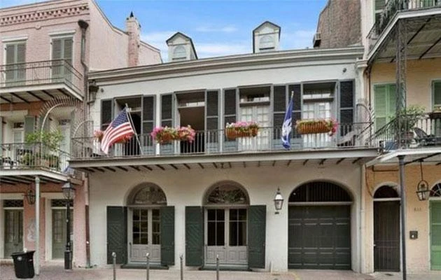 Ngôi nhà ở New Orleans mà Brag và Angelina đã bán sau khi chia tay nhau. Ảnh: REALTOR