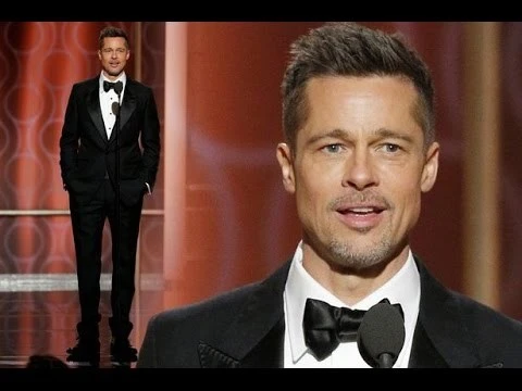 Brad đã xuất hiện với dáng vẻ tươi tỉnh trong buổi lễ trao giải thưởng điện ảnh Quả Cầu vàng 2017, ngày 8-1. Ảnh: GT