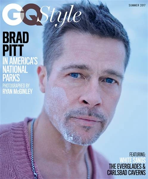 Brad Pitt trên ấn phẩm mùa hè 2017 của tạp chí GQ Style. Ảnh: TODAY