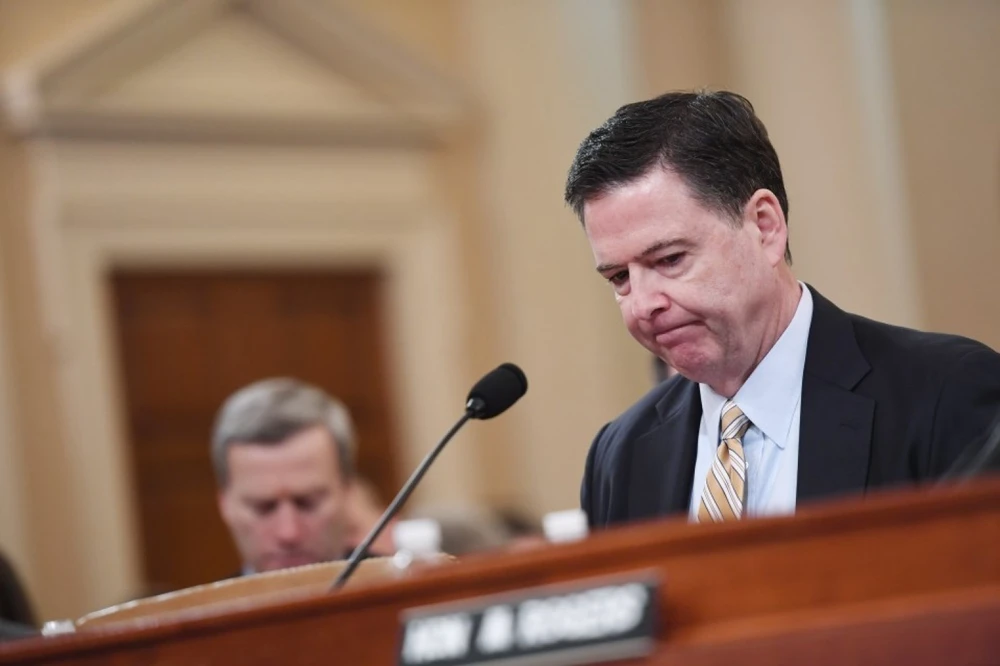 Giám đốc FBI James Comey điều trần trước Ủy ban Tình báo Hạ viện hồi tháng 3. Ảnh: WASHINGTON POST