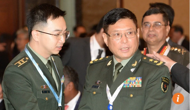 Đại diện Trung Quốc tại Đối thoại Shangri-La 2017. Ảnh: SCMP