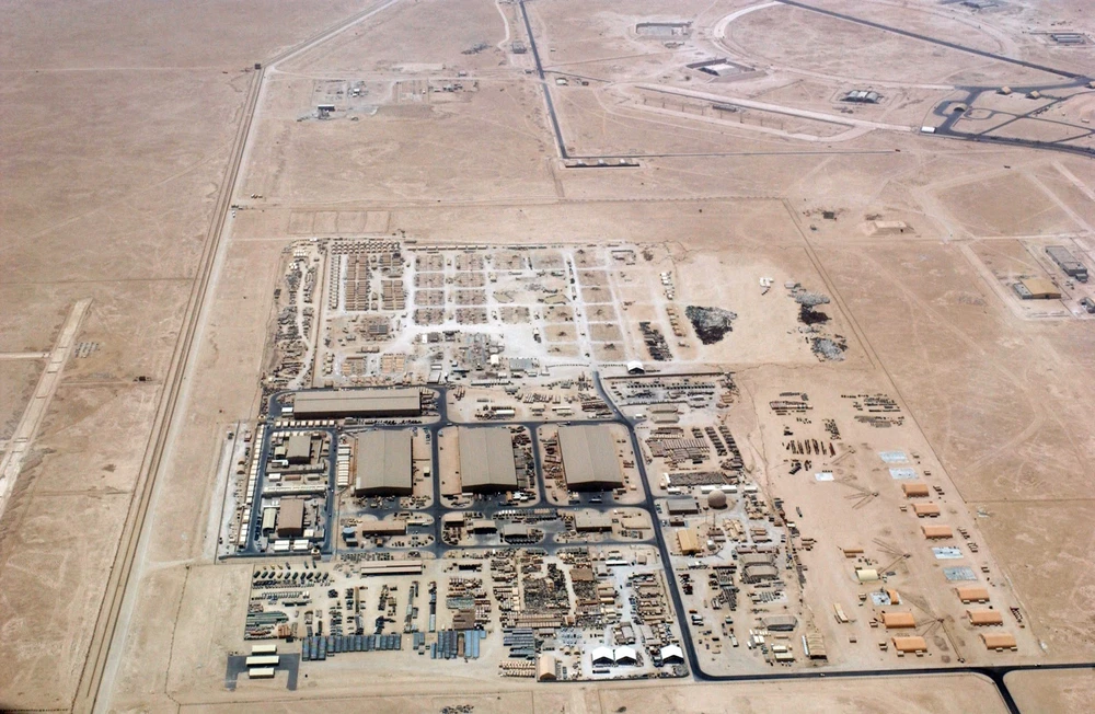Căn cứ không quân Al-Udeid của Mỹ ở Qatar. Ảnh: MILITARY BASES