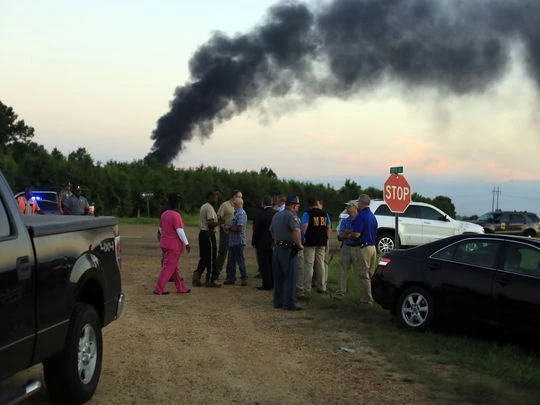 Khu vực xảy ra tai nạn được phong tỏa. Ảnh: GETTY IMAGES
