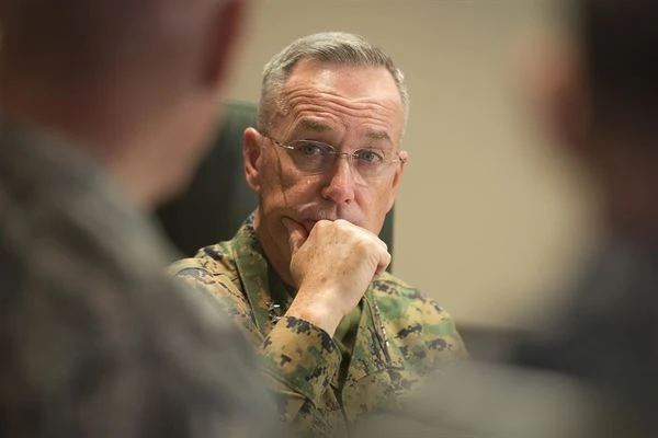 Tướng Joseph F. Dunford Jr., Chủ tịch Hội đồng Tham mưu trưởng quân đội Mỹ. Ảnh: US NAVY