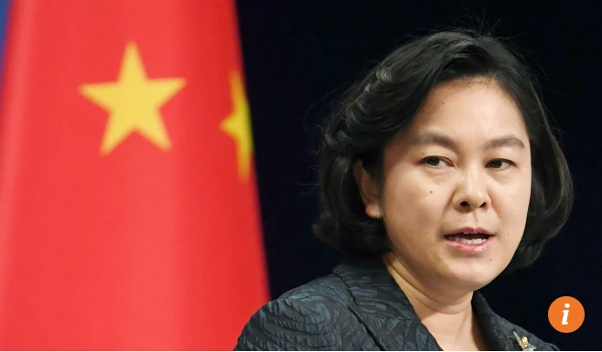Người phát ngôn Bộ Ngoại giao Trung Quốc Hoa Xuân Doanh. Ảnh: SCMP