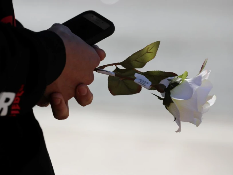 Tưởng niệm nạn nhân vụ xả súng, tại Las Vegas ngày 2-10. Ảnh: REUTERS