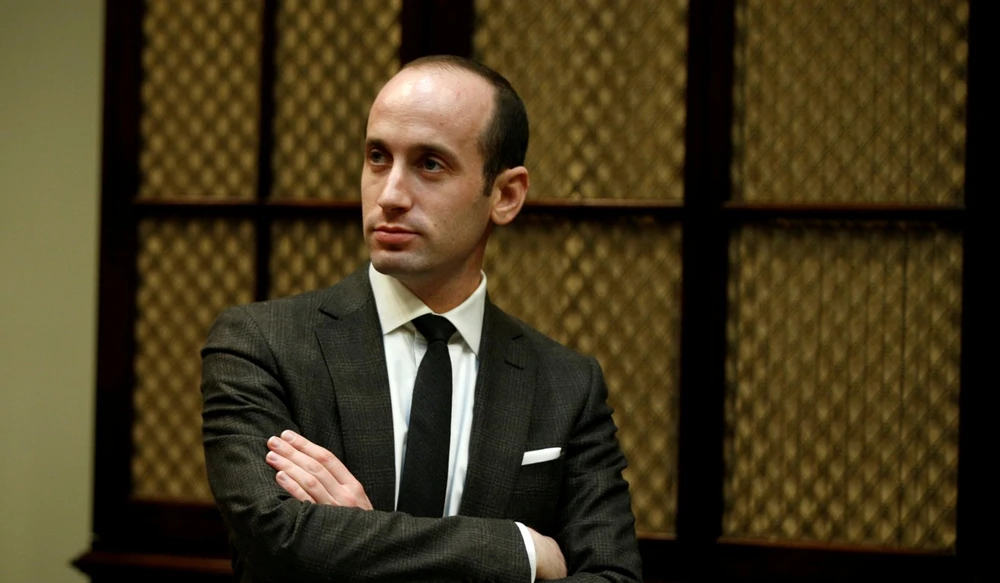 Ông Stephen Miller, cố vấn Tổng thống Mỹ Trump được đồn đoán sẽ là người viết bài phát biểu cho ông Trump tại hội nghị APEC ở Hà Nội vào tháng 11. Ảnh: REUTERS