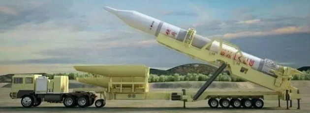 Tên lửa đánh chặn Kuaizhou - được thiết kế đặc trưng phá hủy vệ tinh - của Trung Quốc. Ảnh: FREE BEACON