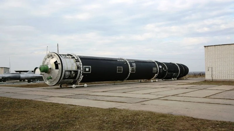 Tên lửa ICBM RS-28 Sarmat của Nga. Ảnh: EDGETIME.RU