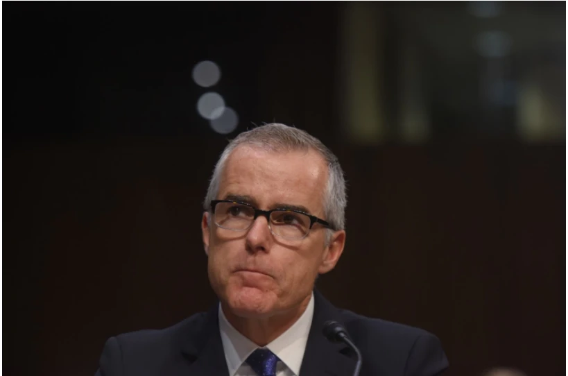Phó Giám đốc FBI Andrew McCabe tại một phiên điều trần Quốc hội Mỹ tháng 5-2017. Ảnh: WASHINGTON POST