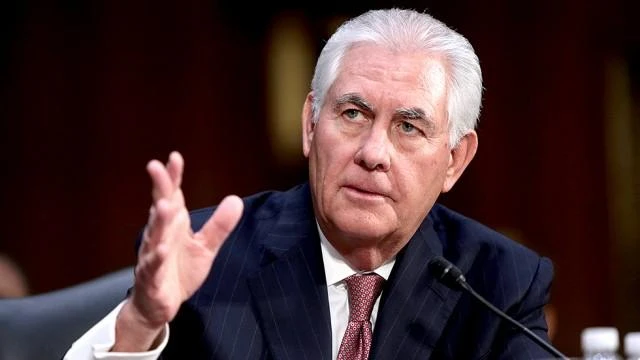 Ngoại trưởng Rex Tillerson bị ông Trump sa thải ngày 13-3. Ảnh: THE HILL