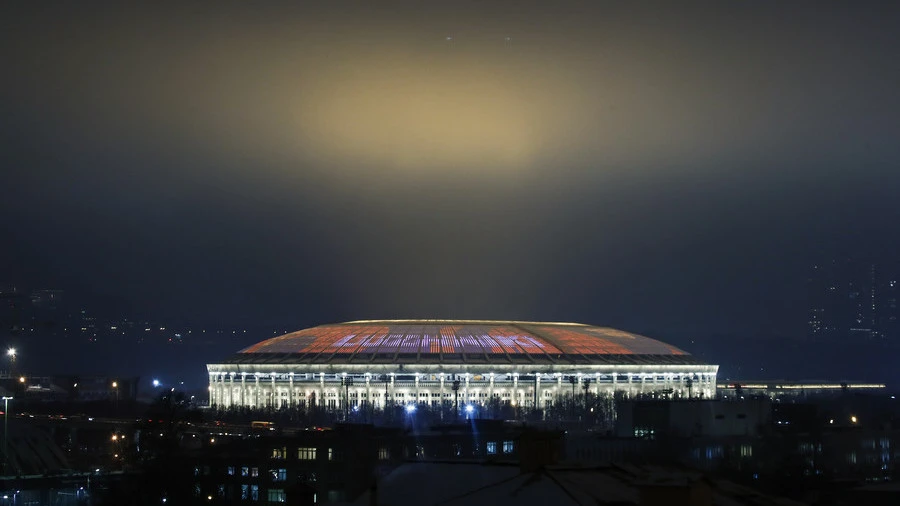 Sân vận động Luzhniki ở Moscow, nơi sẽ diễn ra một số trận đấu trong giải bóng đá World Cup 2018. Ảnh: REUTERS