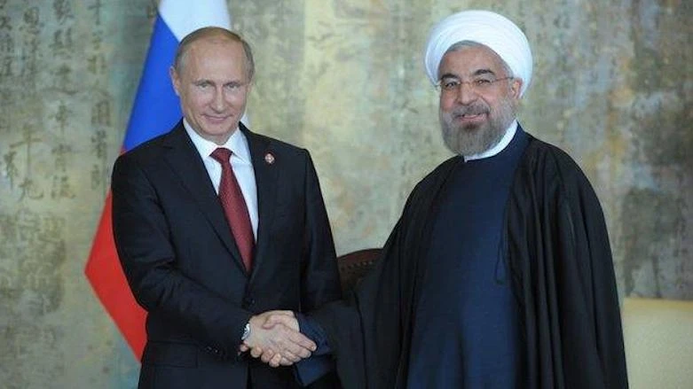 Tổng thống Nga Vladimir Putin (trái) và Tổng thống Iran Hassan Rouhani tại Moscow (Nga). Ảnh: KURDISTAN24