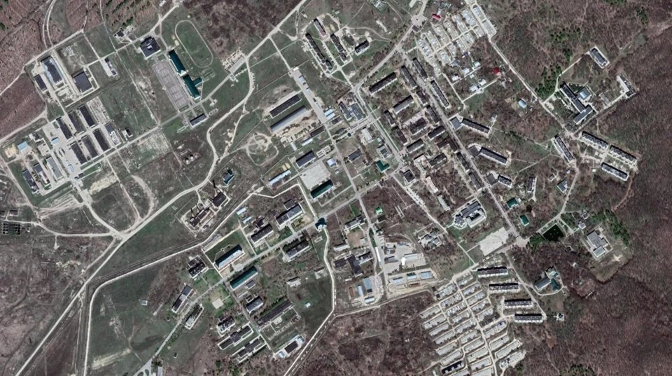 Căn cứ quân sự Shikhany của Nga. Ảnh: GOOGLE MAPS