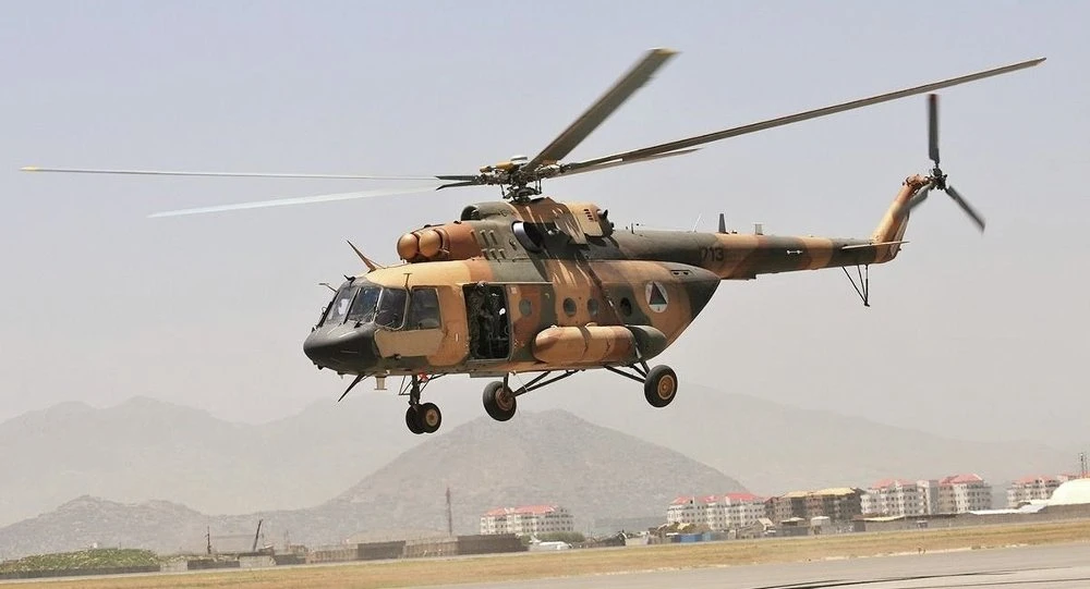 Trực thăng Mi-17 của Nga ở Afghanistan. Ảnh: SPUTNIK