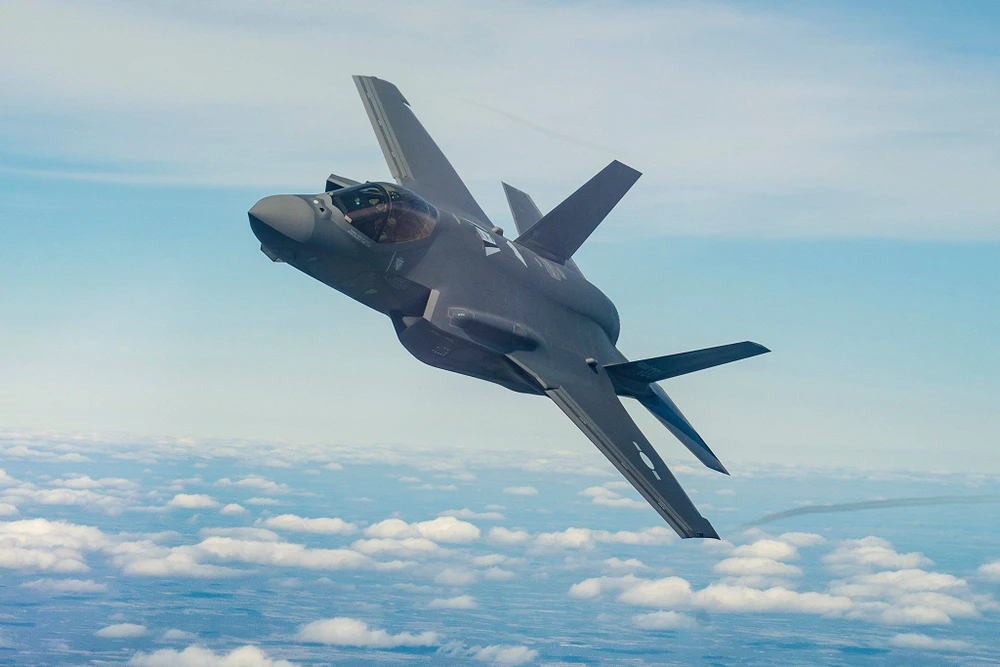 Tiêm kích tấn công tàng hình F-35 Lightning II của Mỹ. Ảnh: LOCKHEED MARTIN
