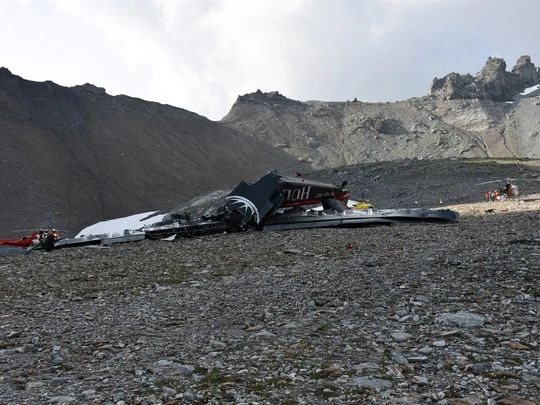 Chiếc máy bay cổ bị nạn đã 79 tuổi. Ảnh: USA TODAY