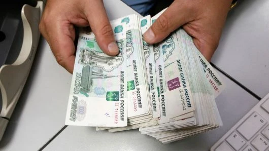 Đồng rouble của Nga giảm hơn 6% kể từ tuần trước. Ảnh: CNBC