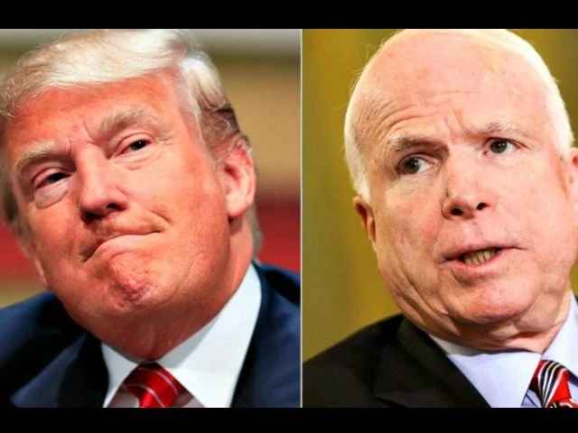 Nghị sĩ McCain không muốn ông Trump đến viếng đám tang mình. Ảnh: GETTY IMAGES