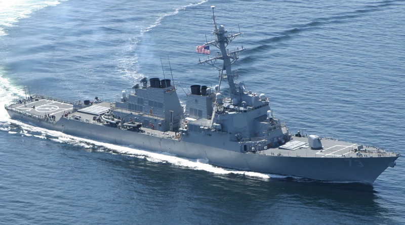 Tàu khu trục tên lửa USS Decatur của Mỹ. Ảnh: PUBLIC.NAVY