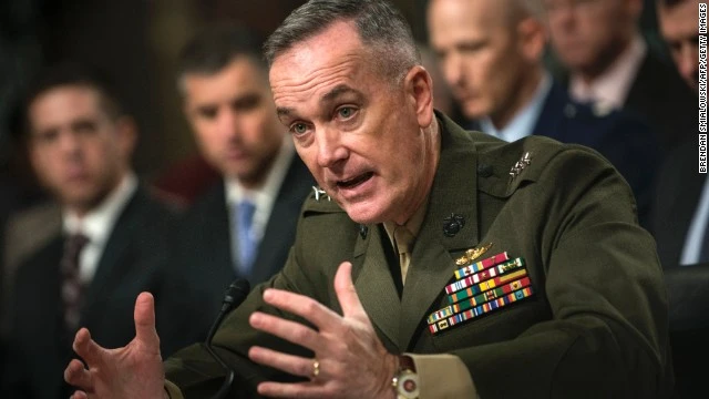 Tướng Joseph Dunford – Chủ tịch Hội đồng Tham mưu trưởng liên quân Mỹ cũng sẽ về hưu năm 2019. Ảnh: CNN